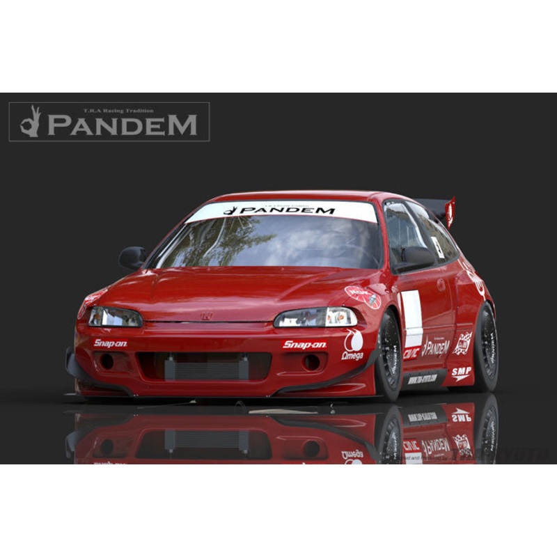GReddy Pandem Rear Bumper Extensions | 1992-1995 Honda Civic (17050116)