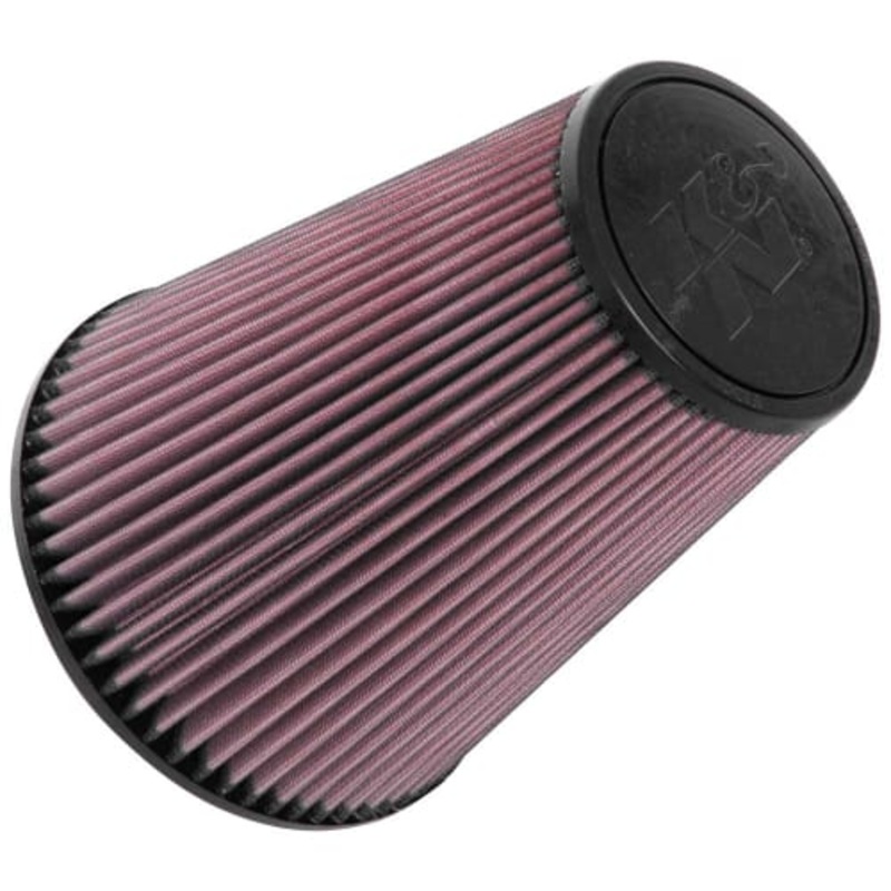 K&N 6in Flange/7-1/2in B/4-1/2in T/9in Universal Clamp-On Air Filter (RU-5046)