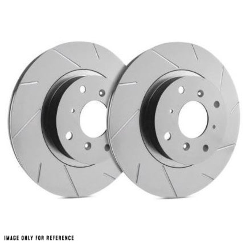 SP Performance Slotted Brake Rotors w/ Gray ZRC Front Pair – 2022+ WRX