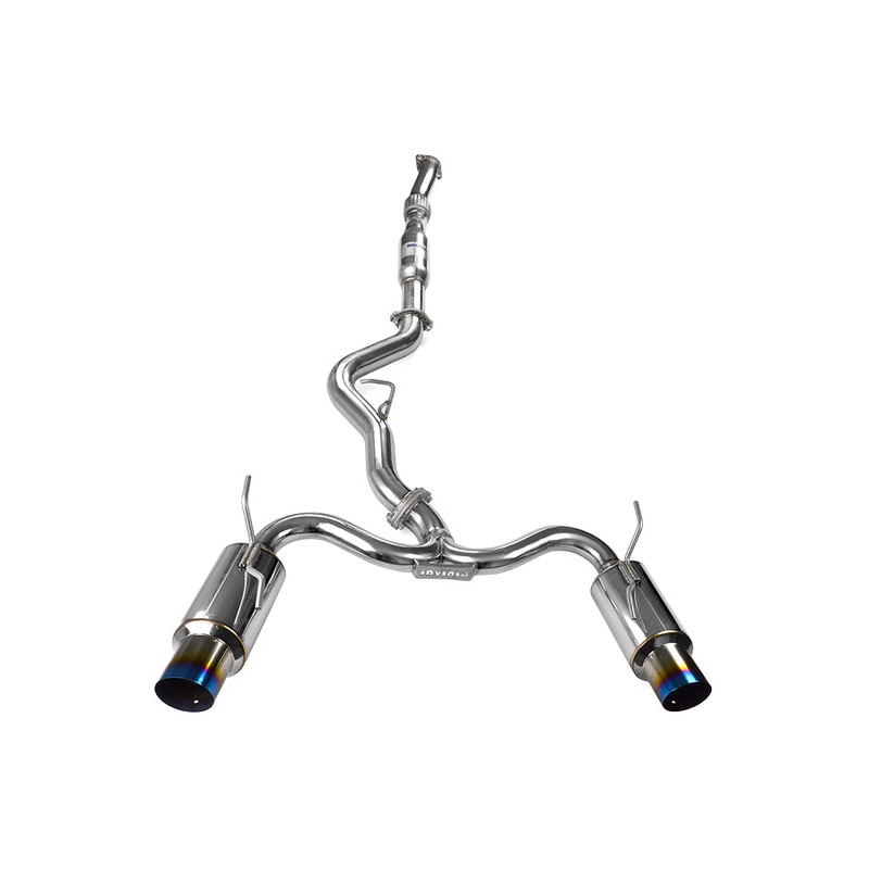 Invidia N1 Cat Back Exhaust Titanium Tips – 2011-2014 WRX Hatchback / 2008-2014 STI Hatchback