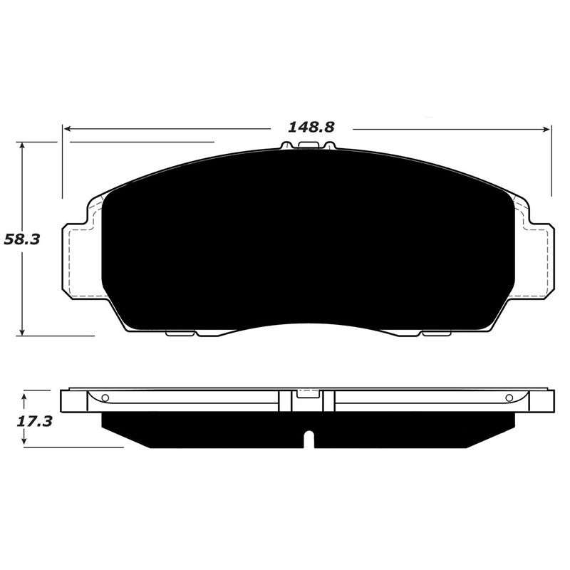 Porterfield Brake Pads for 2011 HONDA ACCORD Sedan 4 Cyl EX