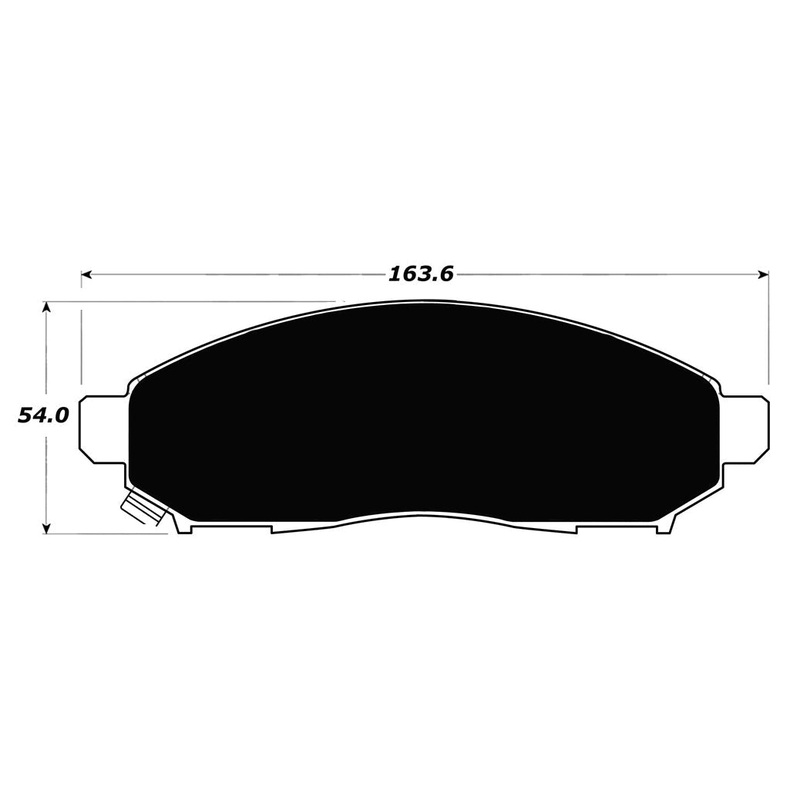 Porterfield Brake Pads for 2017 NISSAN FRONTIER 4WD