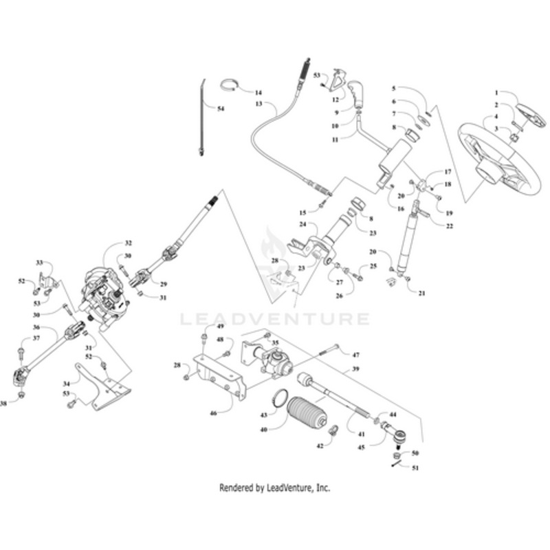 Power Steering Bracket – Outer by Arctic Cat