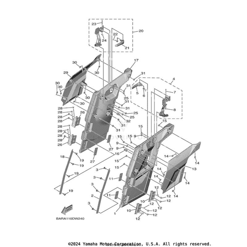 Side Panel Trim 4 by Yamaha