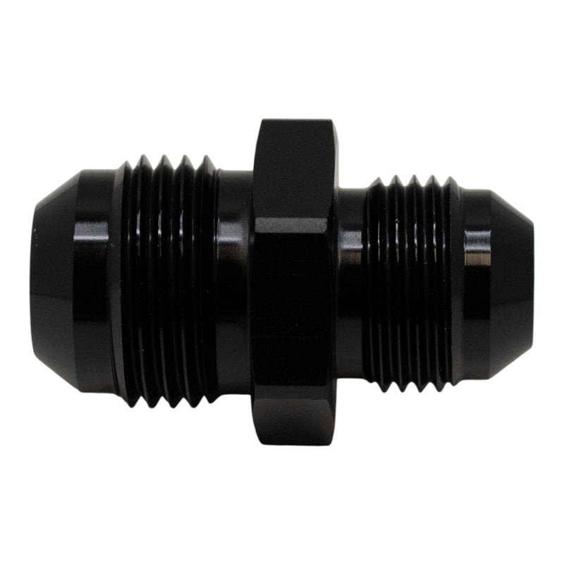 DeatschWerks 10AN Male Flare to 8AN Male Flare Reducer Straight – Anodized Matte Black