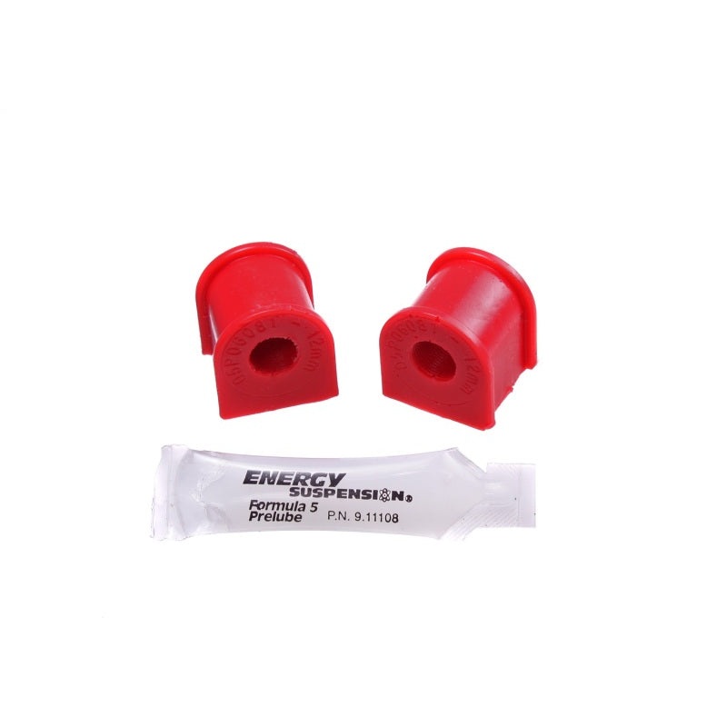 Energy Suspension 06-11 Honda Civic (Excl Si) 12mm Rear Sway Bar Bushings – Red