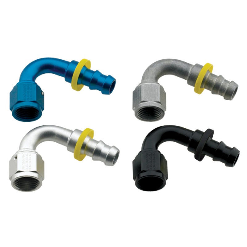 Fragola -8AN Push-Lite End 120 Degree – Blue
