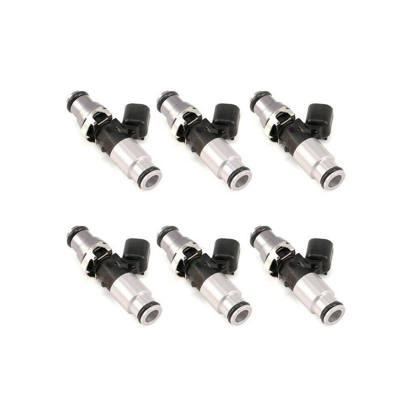 Injector Dynamics ID2000, for Nissan Patrol.  14mm (grey) adapter top. Set of 6.