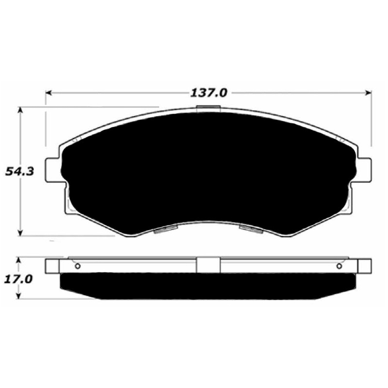 Porterfield Brake Pads for 2006 NISSAN SENTRA 1.8L S R/Drums