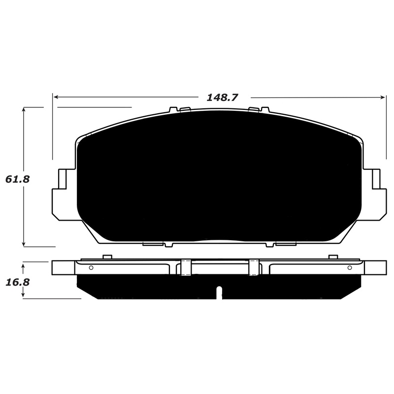 Porterfield Brake Pads for 2016 ACURA ILX