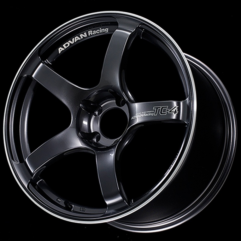 Advan TC4 18×8.5 +38 5-114.3 Racing Gunmetallic and Ring Wheel