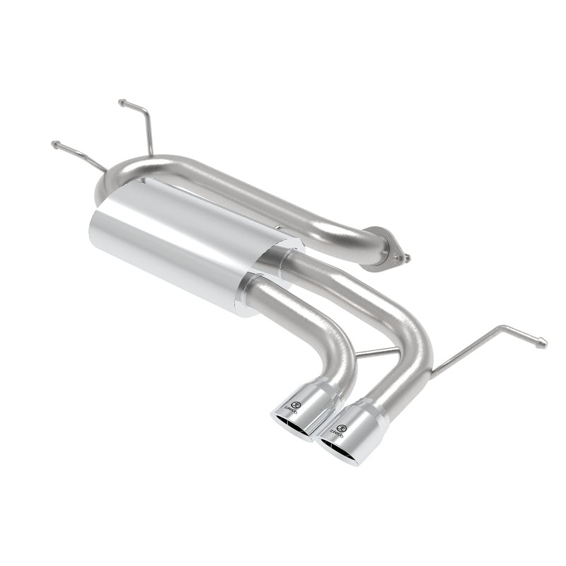 aFe Takeda 2-1/2 IN to 2-1/4 IN 304 Stainless Steel Axle-Back Exhaust w/ Polished Tip – 2016+ Mazda MX-5 Miata (ND)