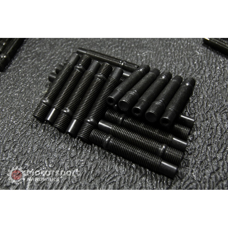 Motorsport Hardware – 75mm Black Race Stud Kit 121.5