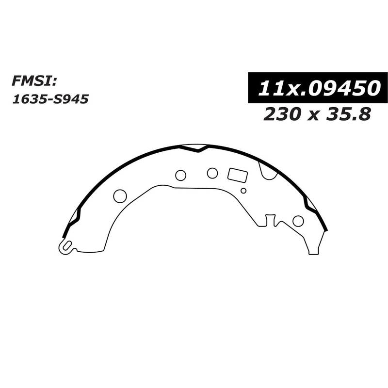 Porterfield Brake Shoes for 2008 SCION xD