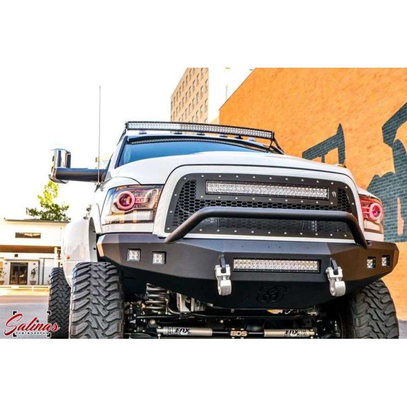 Road Armor 10-18 Ram 2500 Stealth Front Bumper w/Pre-Runner Guard – Tex Blk
