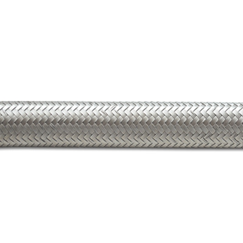 Vibrant -10 AN SS Braided Flex Hose (2 foot roll)