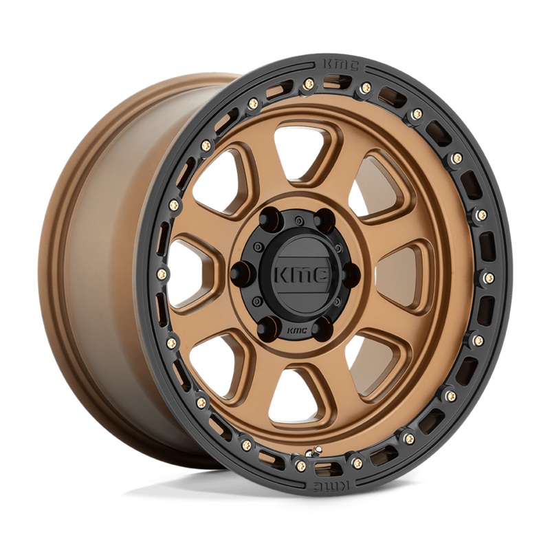 KMC Wheels KM548 Chase 20″ 6×135 Matte Bronze With Black Lip