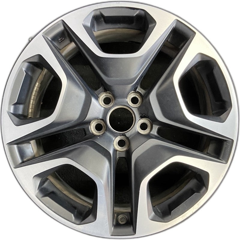 19″ RAV4 19-20 19×7.5 alloy 10 spoke 5 split spoke matte black inlay Original OEM Wheel Rim