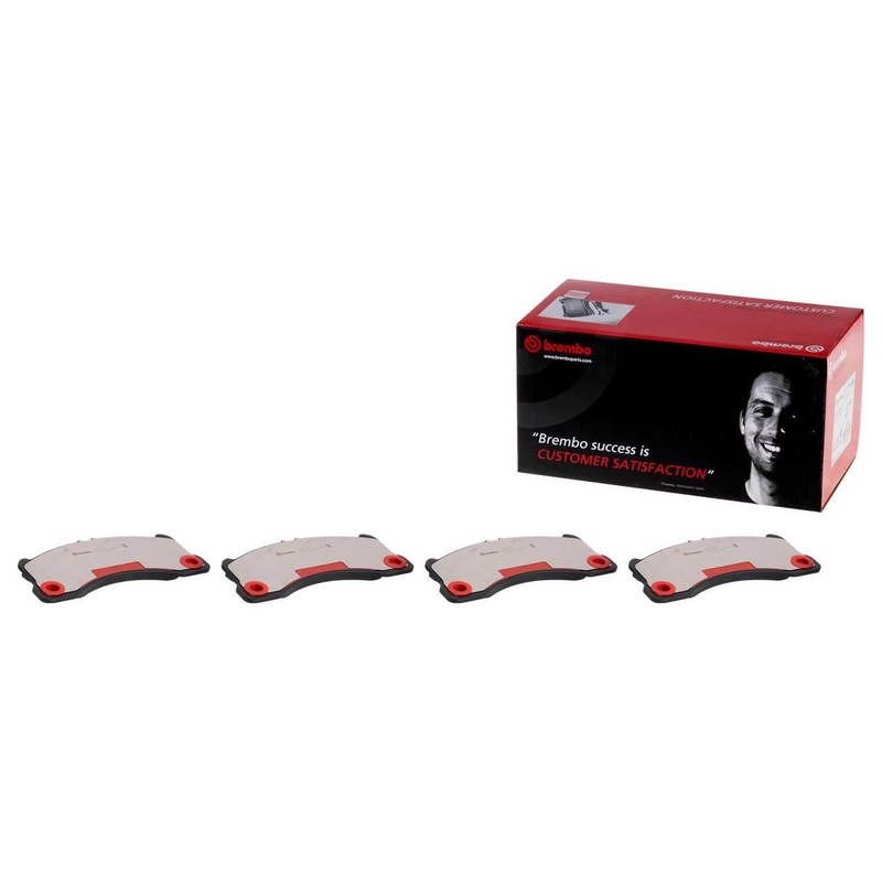 Brembo 11-18 Porsche Cayenne/15-18 Macan/10-13 Panamera Front Premium NAO Ceramic OE Equivalent Pad