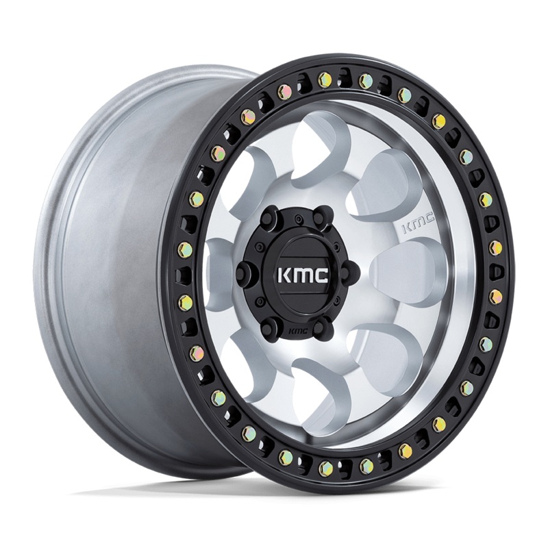 KMC Wheels KM550 Riot SBL 18″ 6×135 Machined With Satin Black Lip