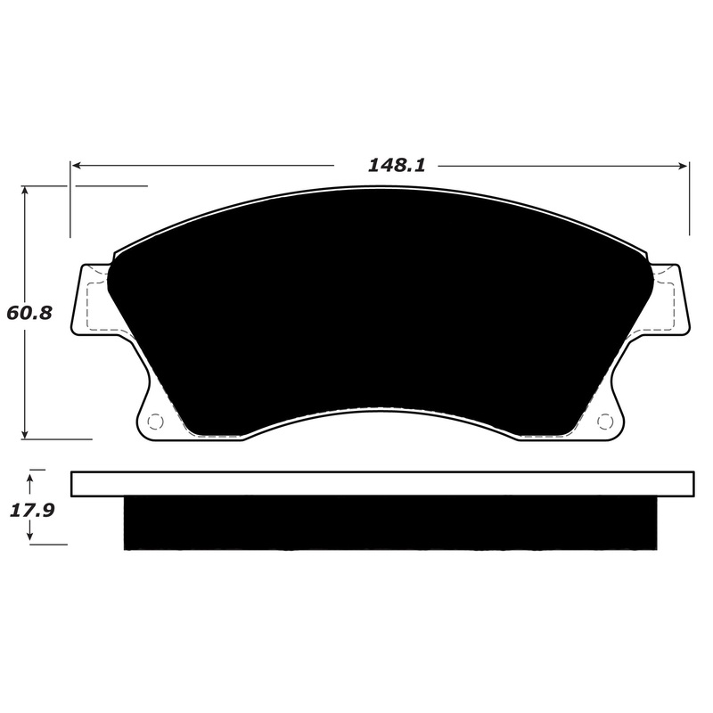 Porterfield Brake Pads for 2012 CHEVROLET SONIC
