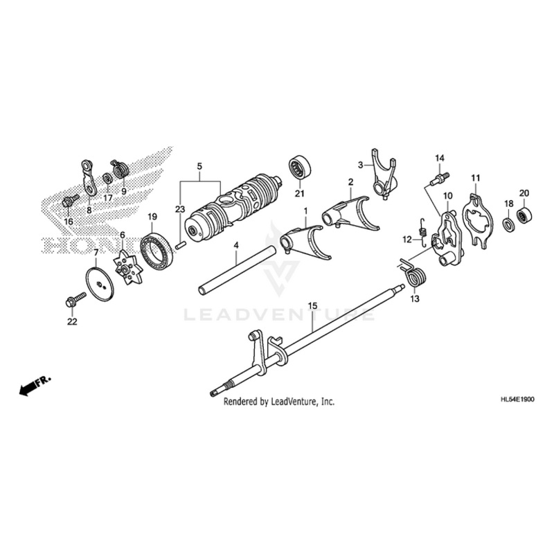 Spring, Shift Arm by Honda