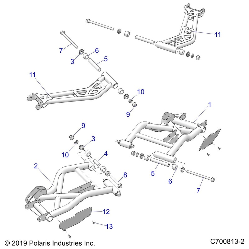Weld-Cntrl,Arm,Rr,Lw,Lh,64,Gry by Polaris