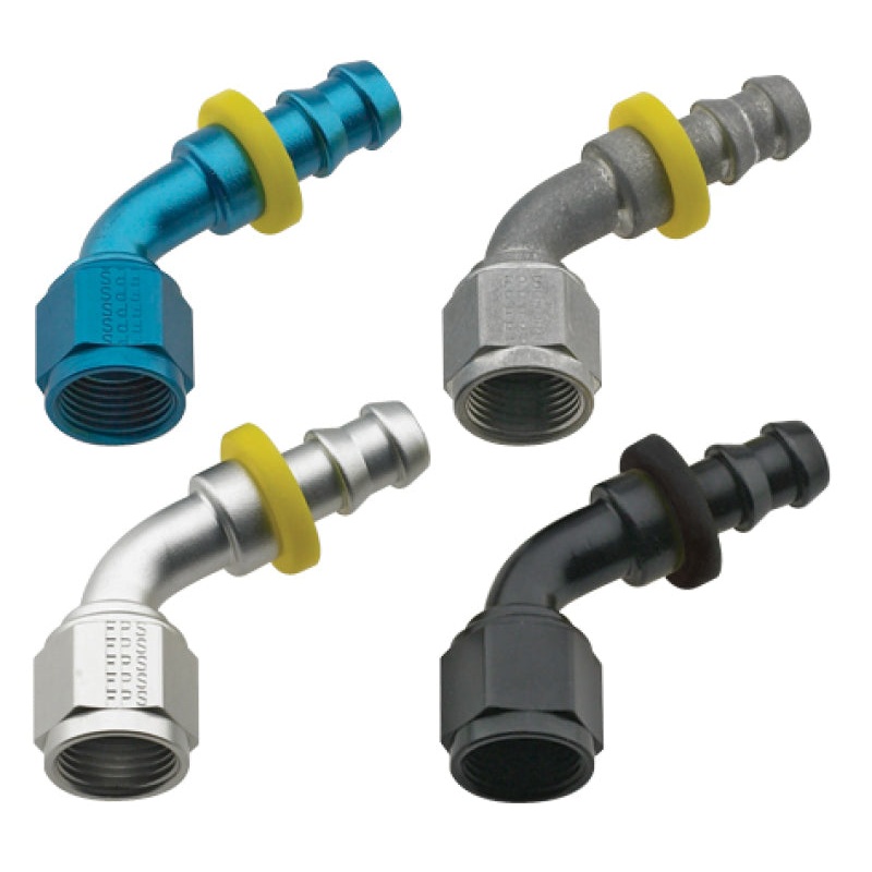 Fragola -8AN Push-Lite End 60 Degree – Blue