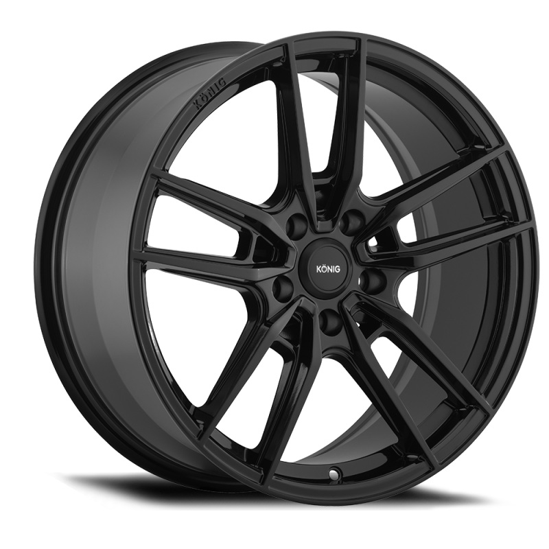 Konig Myth 18×8 5×108 ET43 Gloss Black