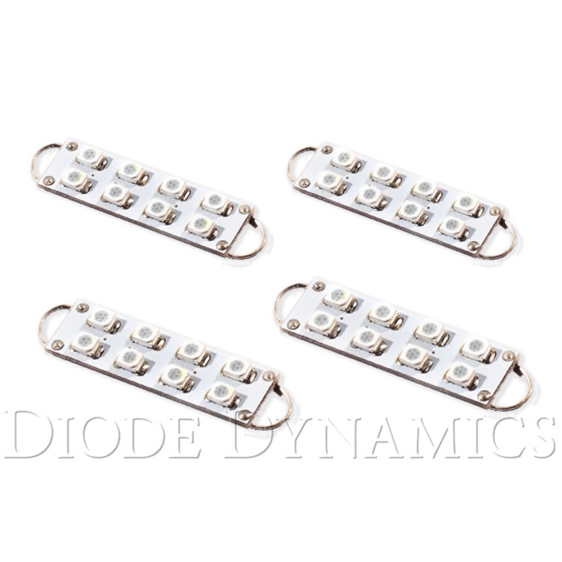 44mm SML8 LED Bulb Red Set of 4 Diode Dynamics