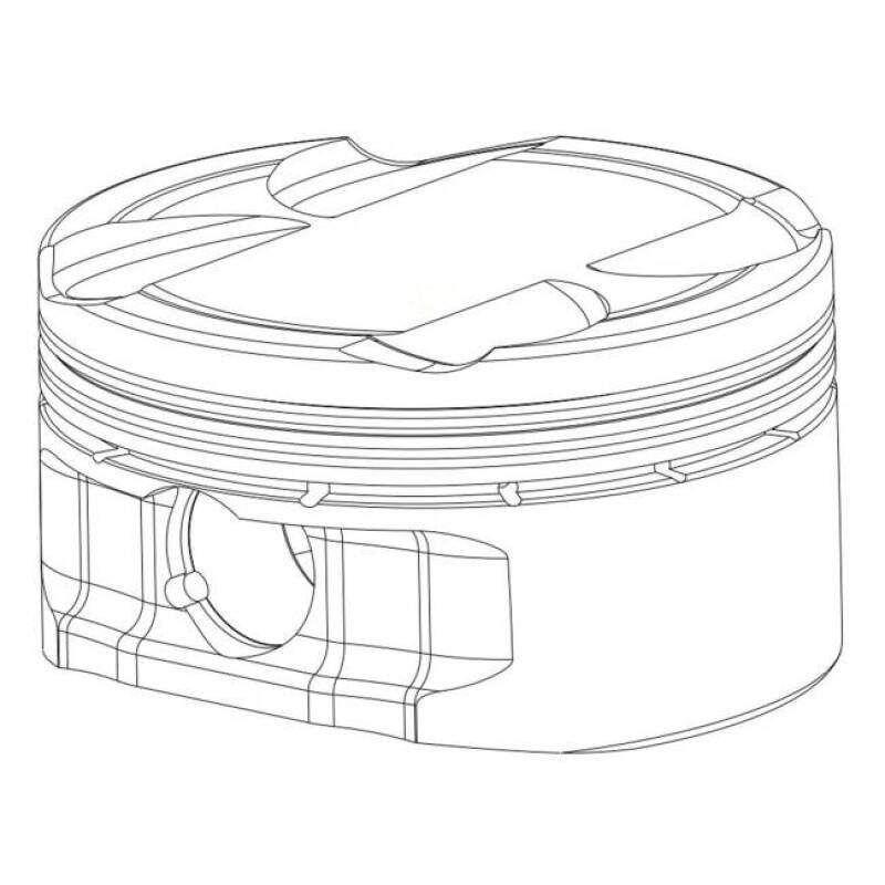 CP Piston & Ring Set for Audi 2.0L TSI (EA888) – Bore (83mm) – Size (+.5mm) Compression Ratio 9.5:1