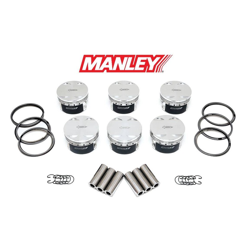 Manley Extreme Duty Forged 94mm Stroker Pistons Toyota Supra MK4 2JZGTE 2JZ-GTE 87mm -8cc 10.0:1