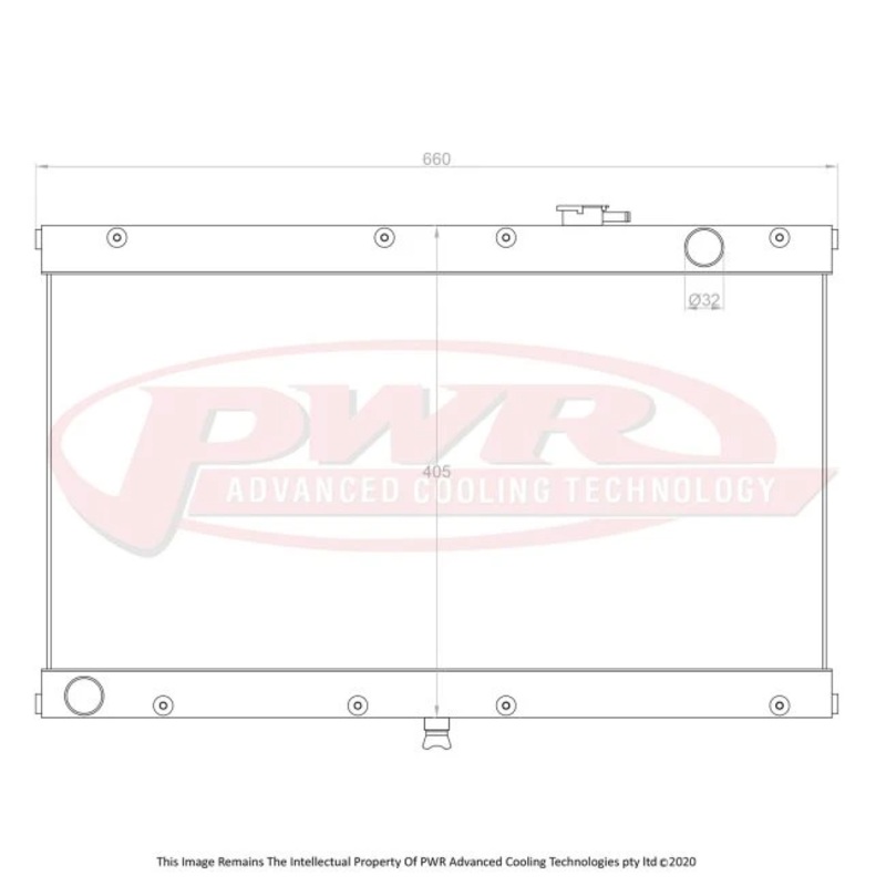 PWR – 42mm Performance Radiator (Mazda MX-5 NA 1.6L/1.8L 90-97)