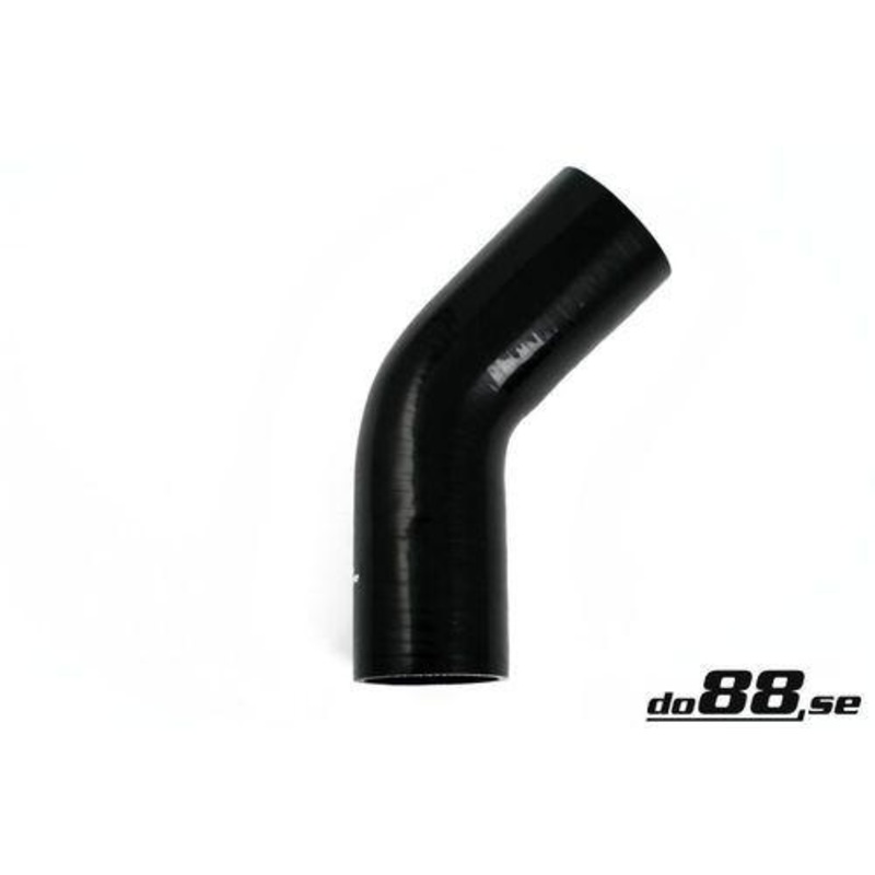 Silicone Hose Black 45 degree 2,875” (73mm)