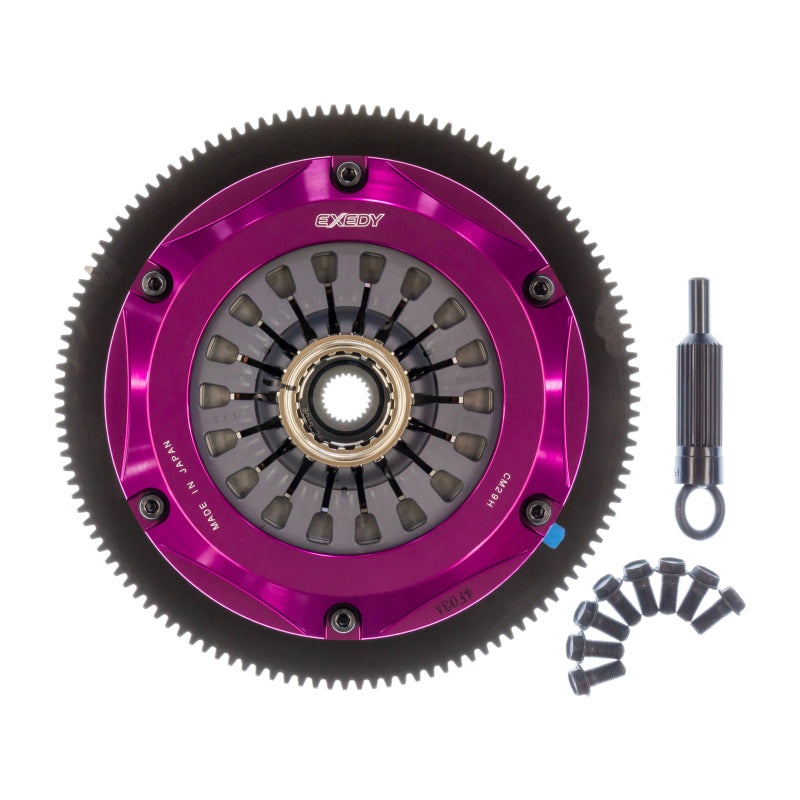 Exedy 2004-2014 Subaru Impreza WRX STI H4 Hyper Twin Cerametallic Clutch Sprung Center Disc Pull