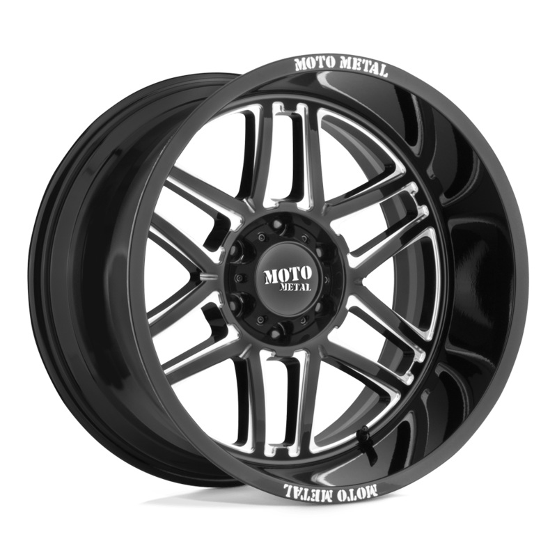 Moto Metal Wheels MO992 Folsom 20″ 5×139.7 Gloss Black Milled