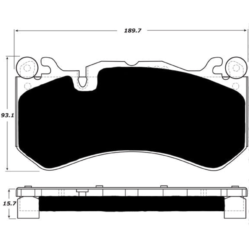 Porterfield Brake Pads for 2019 MERCEDES-BENZ SL63 AMG