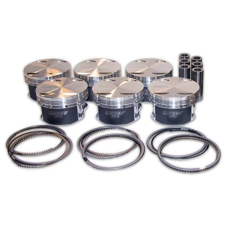 Manley Turbo Tuff Forged Pistons NISSAN GTR VR38DETT 0.990″ 25.15mm Pin 88.4mm Stroker 98mm +2.5mm -2 cc 9.8:1