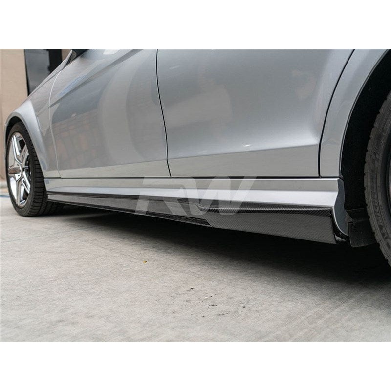 RW Carbon DTM CF Side Skirt Extensions – Mercedes / W204 / C63