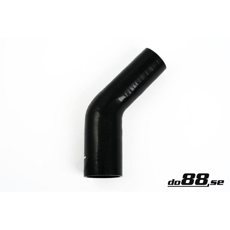 Silicone Hose Black 45 degree 2 – 2,375” (51-60mm)