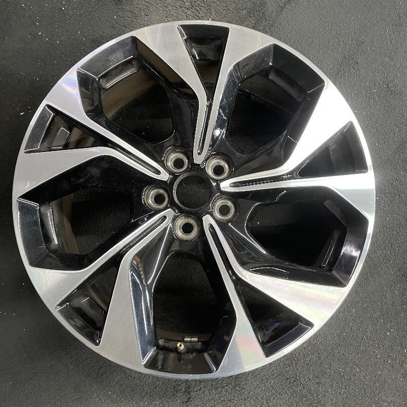 19″ MUSTANG MACH-E 21-22 19×7 5 split spoke machined black pockets Original OEM Wheel Rim