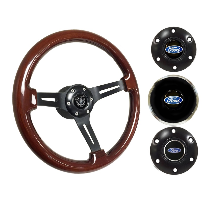 1965-69 Ford Ranchero Steering Wheel Kit | Walnut Wood | ST3027