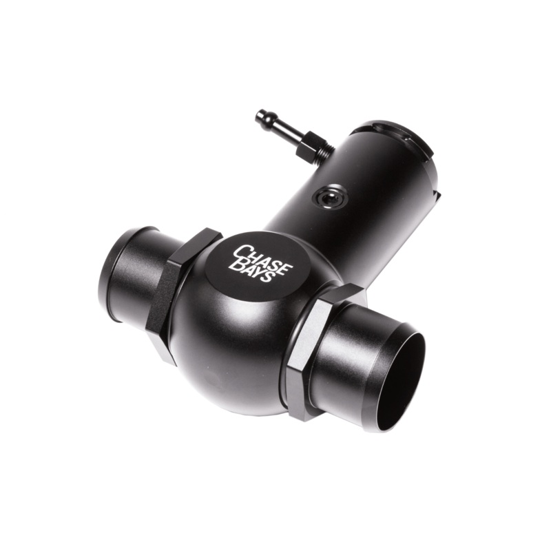 Chase Bays -20AN to 1.50in (38mm) Normal Hose Raised Inline Filler Neck (w/o Cap)