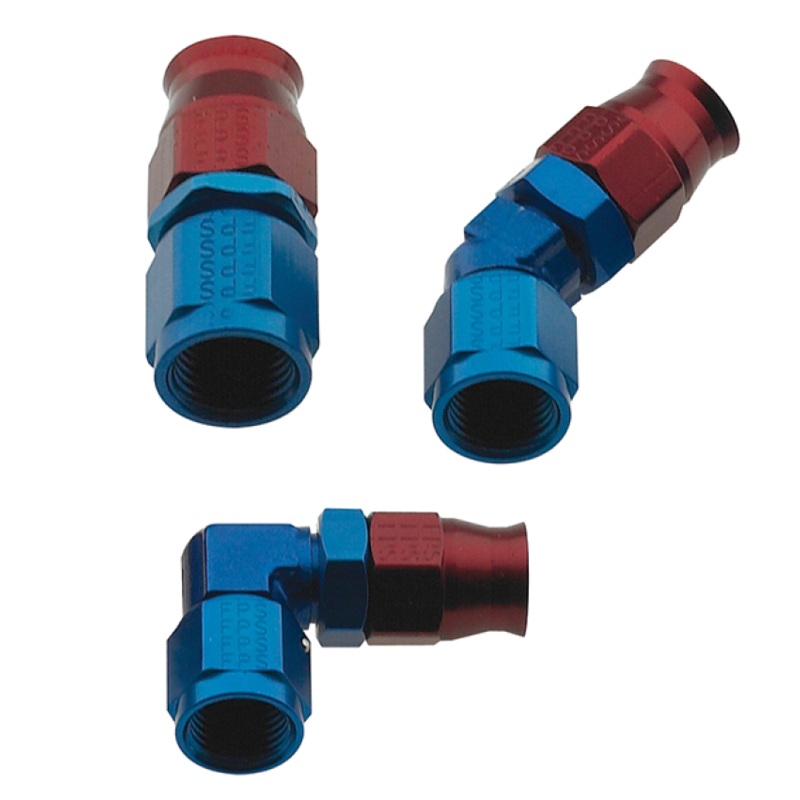 Fragola -6AN 45 Degree Hose End – Alum