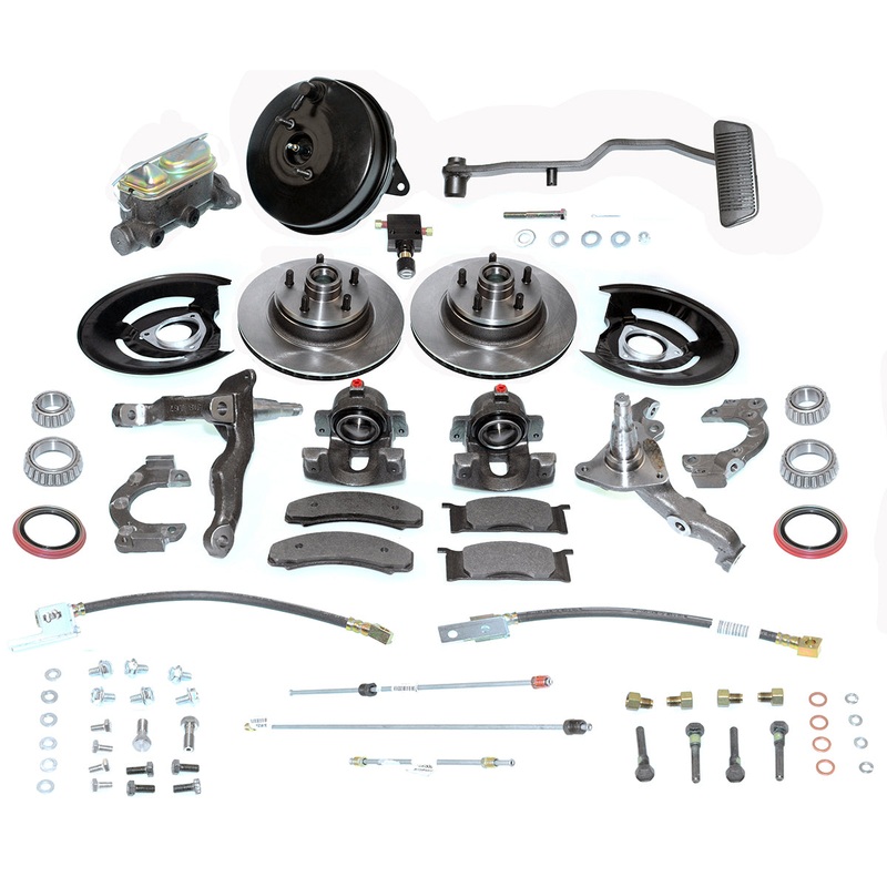 New Front Drum to Disc Brake Kit Conversion Kit W/Rotors. A132-A
