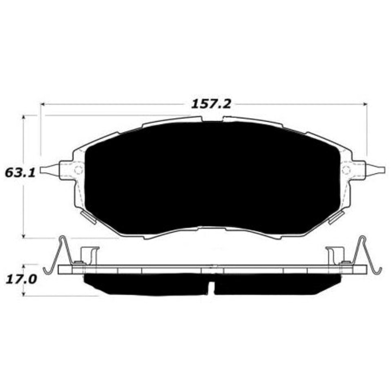 Porterfield Brake Pads for 2008 SUBARU LEGACY SEDAN 3.0 R Limited
