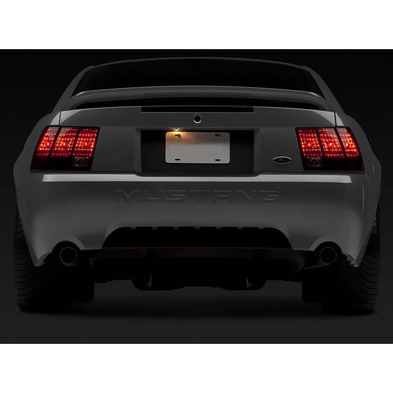 Raxiom 99-04 Ford Mustang Excluding 99-01 Cobra Tail Lights- Black Housing (Smoked Lens)