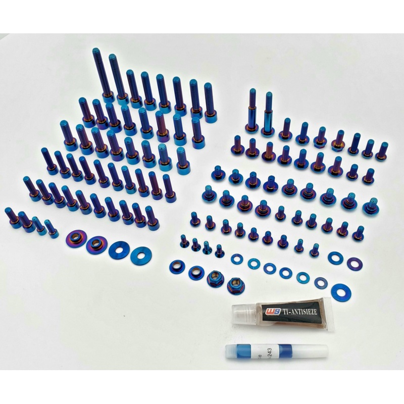 Warp9 Surron Ultra Bee Titanium Body / Chassis Bolt Kit