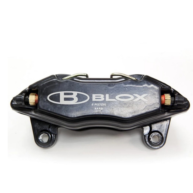 BLOX Racing Forged 4 Piston Calipers – Single (Fits Honda/Acura 262mm Rotors)