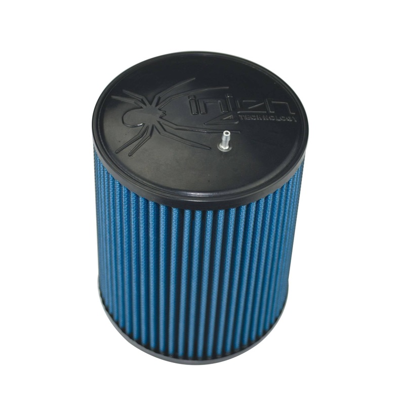 Injen NanoWeb Dry Air Filter 4in Neck / 6in Base / 9.125in Tall / 5in Top – 70 Pleats